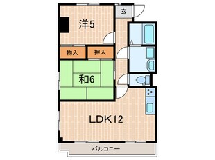 タケダハイツの物件間取画像